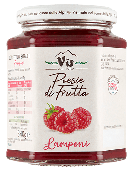 Extra jam 340g Raspberries