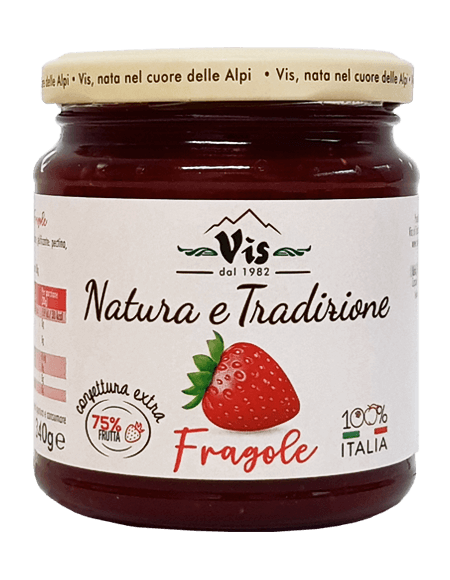 Natura & Tradizione  EXTRA JAM 100% FROM ITALY Strawberry