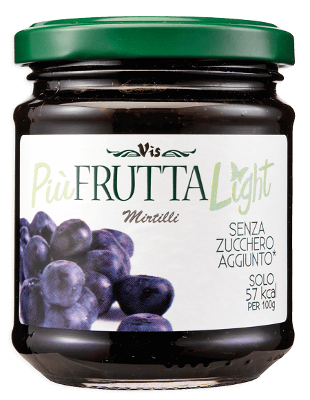La confettura a ridotto contenuto calorico Mirtillo