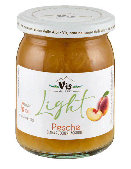 Più Frutta Light Low calory jam Peach