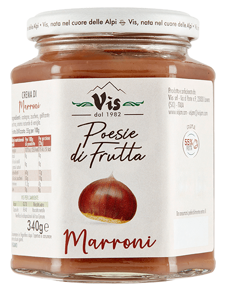 Poesie di Frutta Confettura extra 340g Crema di marroni