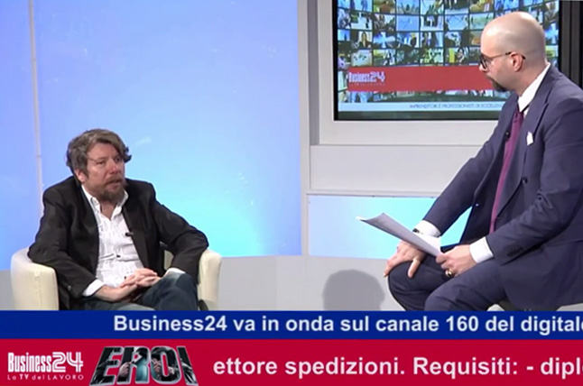 Interview to Giorgio Visini - Eroi 12/04/2017 - Business24 TV