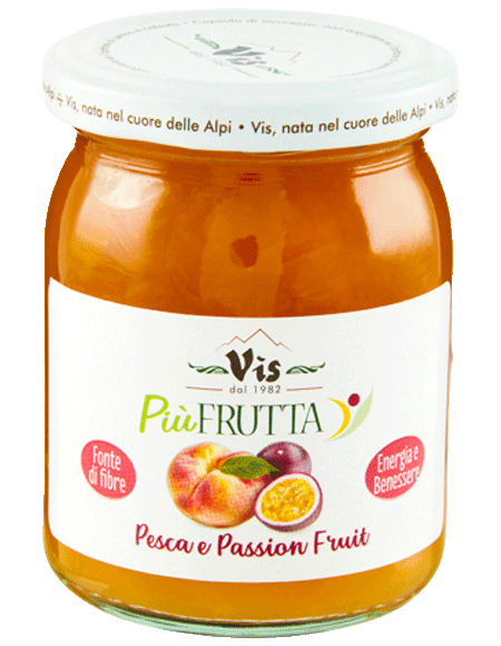 Più Frutta Benessere Nutrition & Taste Peach and passion fruit
