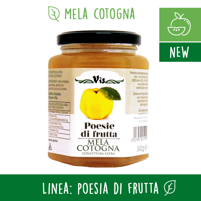 The "Poesie di Frutta" range has a new taste