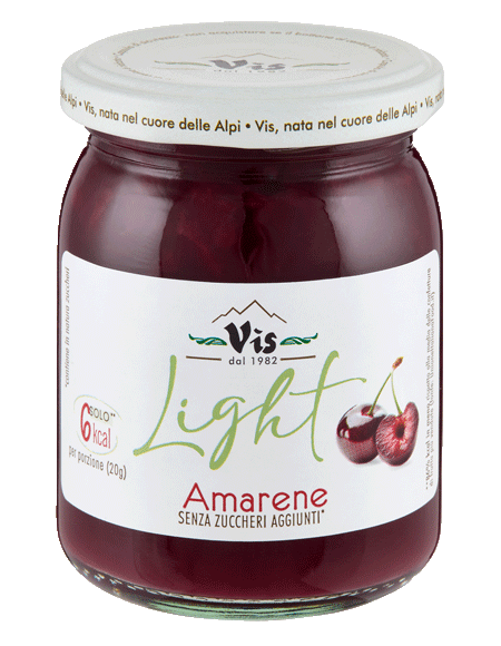 Più Frutta Light Low calory jam Sour cherry