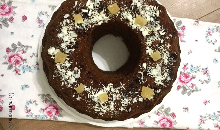 Ciambellone alla confettura di ciliegie