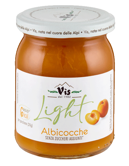 Più Frutta Light Low calory jam Apricot