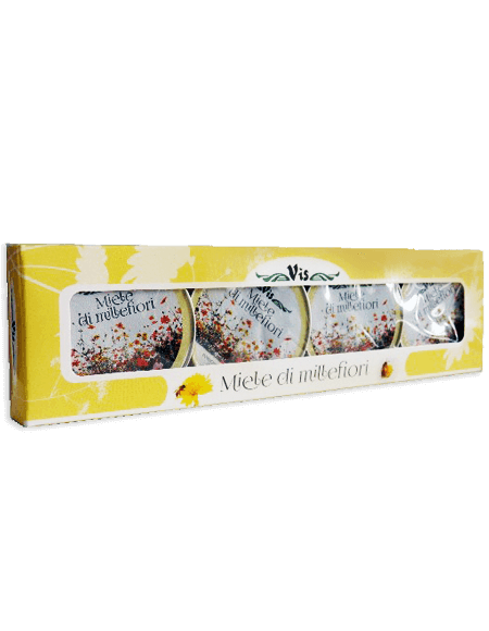 Monoporzioni 4x25g Cluster miele millefiori