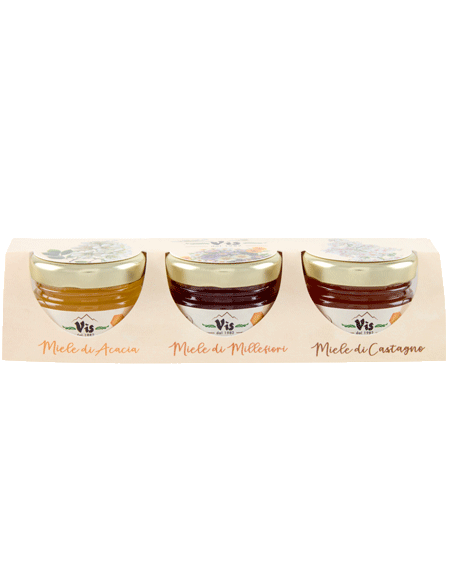 Monoporzioni 3x28g Tris miele misto