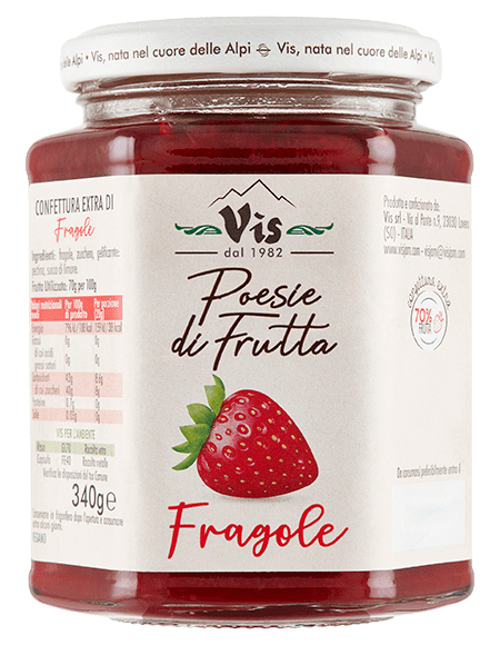 Poesie di Frutta Confettura extra 340g Fragola