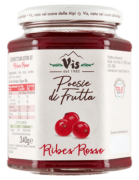 Poesie di Frutta Confettura extra 340g Ribes