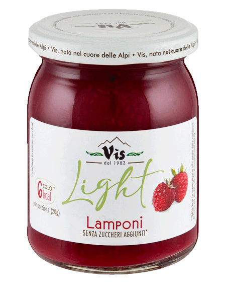 Più Frutta Light Low calory jam Raspberry