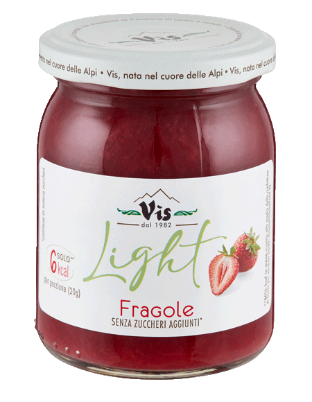 Più Frutta Light Low calory jam Blueberry